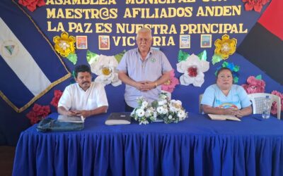 Docentes de las escuelas públicas en Carazo estudian convenio colectivo