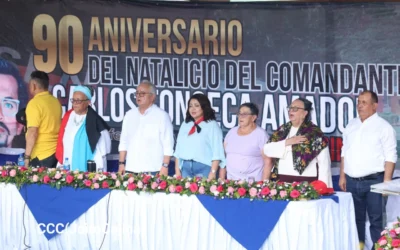 Asamblea Nacional sesiona en Zinica en honor al comandante Carlos Fonseca Amador